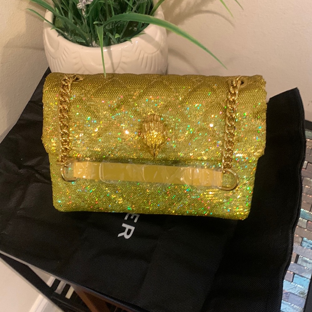 KURT GEIGER LONDON KENSINGTON SEQUINS CROSSBODY - Picture 5 of 16